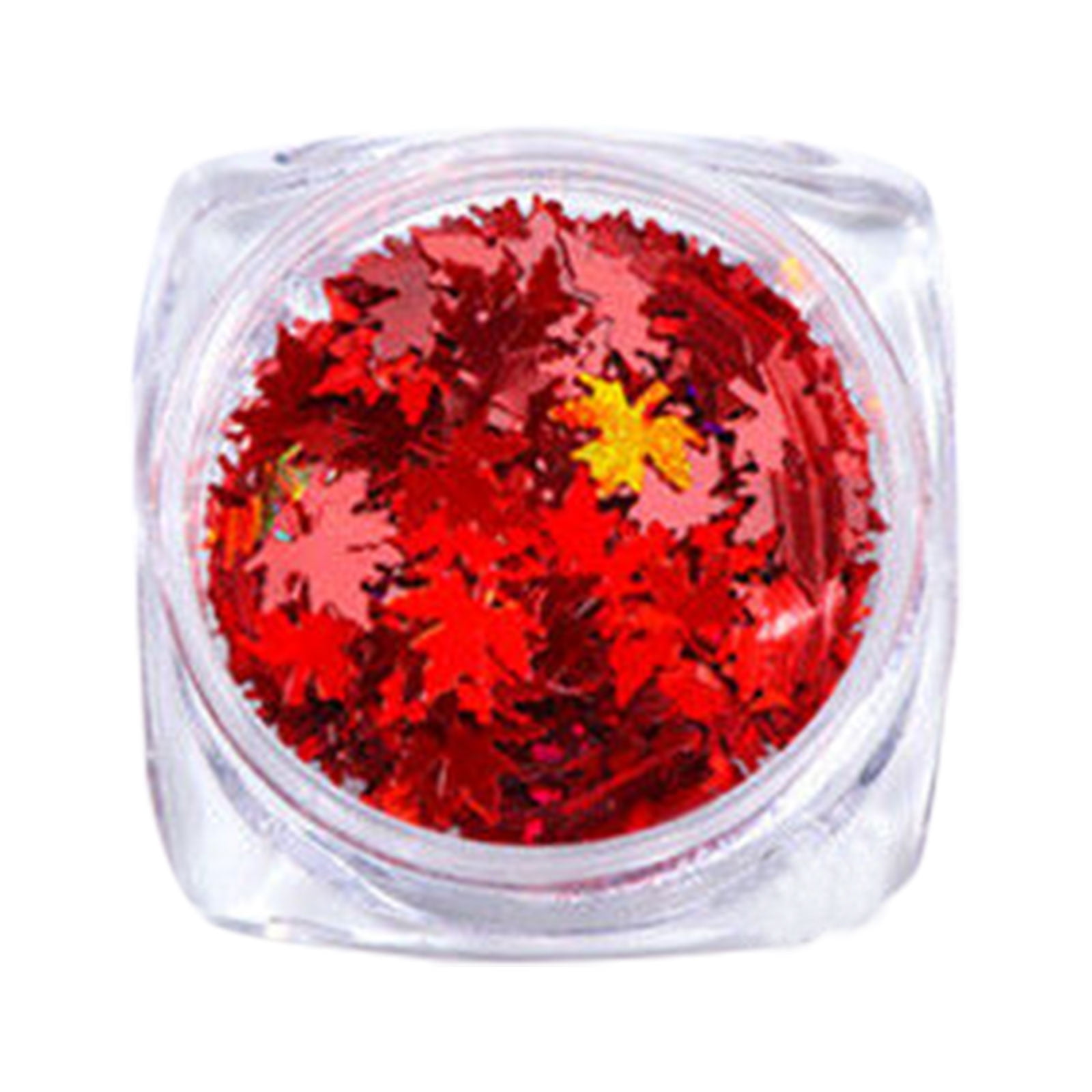 2024 Newest DIY NailArtDecal Autumn Glittering Maple Leaf Glitter