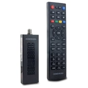 Digital TV Converter Box Dongle, ATSC Digital Converter Box with TV Tuner, TV Recording, USB Multimedia Function, 1080P HDMI Output, Clear QAM by Mediasonic HomeWorx HW135STB