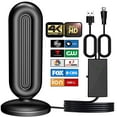 thumbnail image 1 of 2024 Newest HD TV Antenna up 150 Miles Range-Indoor Antenna Support 4K 1080P All Older TV's & Smart TV, Digital Antenna with Amplifer Signal Booster-18 FT Premium Coaxial Cable, 1 of 5