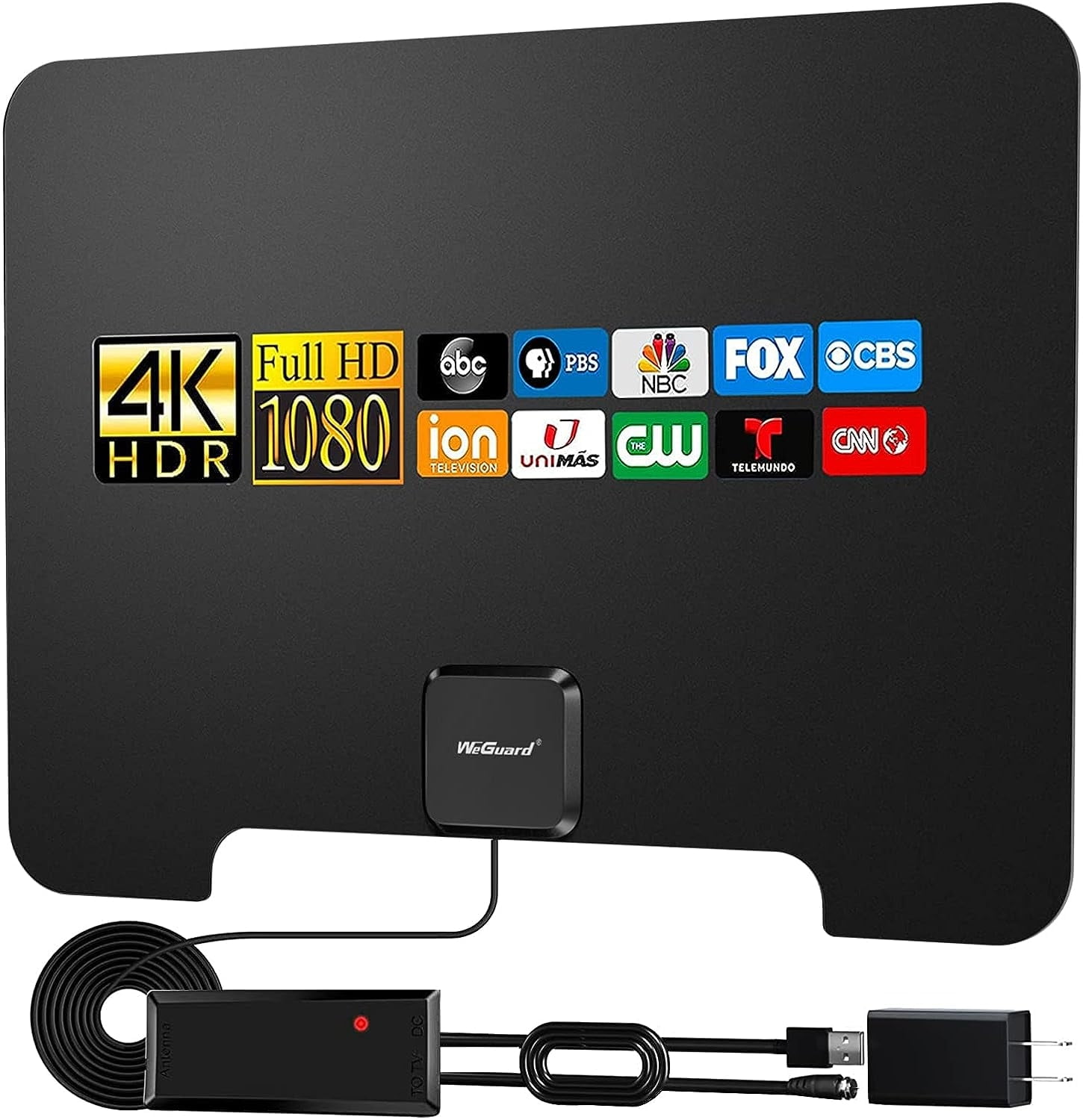 2024 Newest HD TV Antenna up 180 Miles RangeIndoor Antenna Support 4K