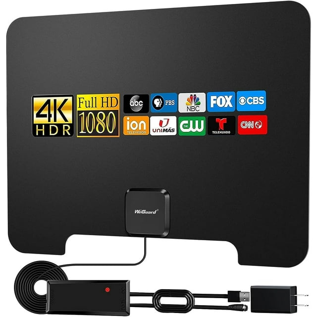 2024 Newest HD TV Antenna up 180 Miles RangeIndoor Antenna Support 4K 1080P All Older TV's