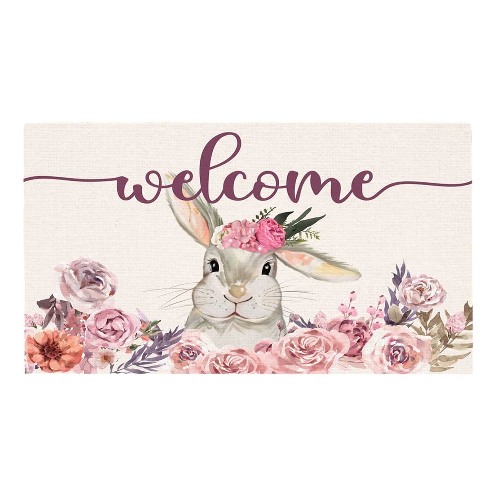 2024 Newest Halloween Carpet Easter Bathroom Door Mat Front And Back