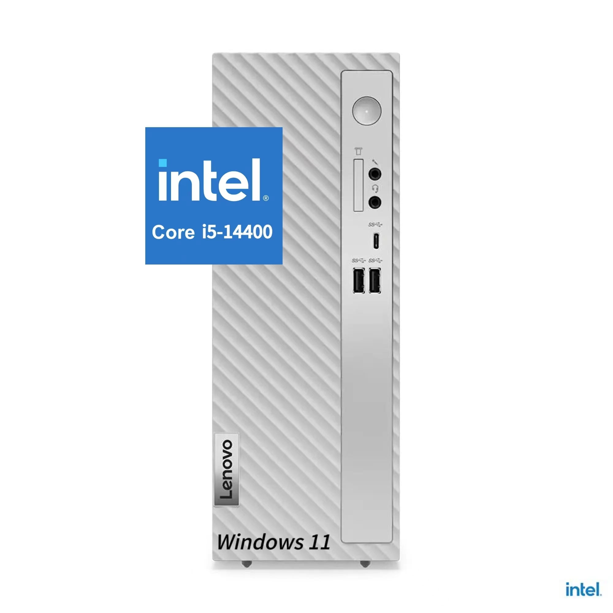 2024 Newest Lenovo IdeaCentre 3i Desktop ,Intel Core i5 14400, Windows 11  ,32GB RAM 1TB SSD+1TB HDD