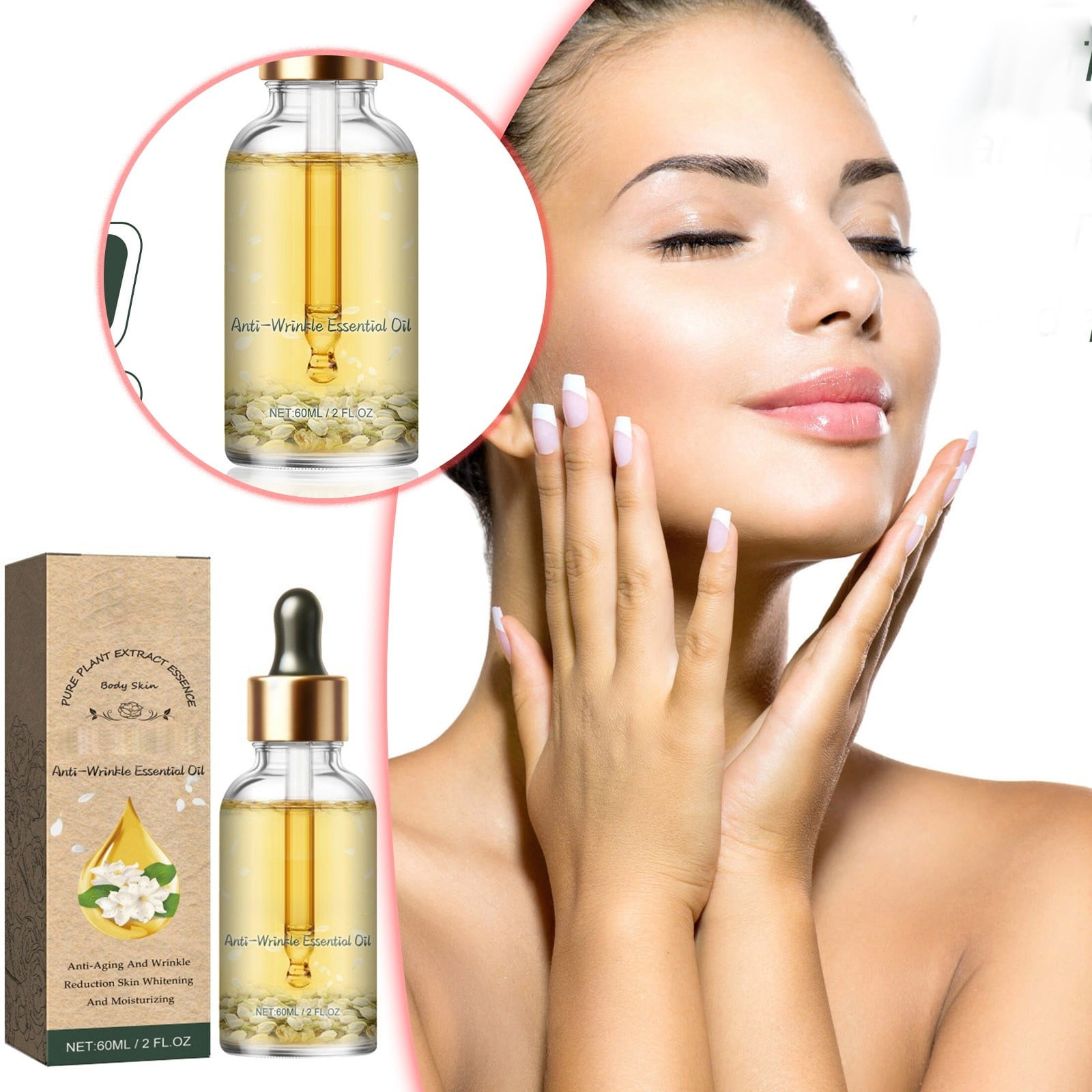 2024 Newest Premium Grade Jasmine Massage Oil Face Moisturising