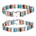 2024 Newest Style Multicolored Printed Pet Collar With Loss Letter