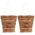 thumbnail image 1 of Wildflowers Door Hanging Basket 2 Pack, Front Door Decors Flowers Basket, Wall Indoor Wreath Basket Front Door for Living Room Holidays Decoration, Without Flowers, 1 of 7