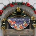 2024 Newhalf Fan Flag Banner Christmas Flag Outdoor Bunting Banner for