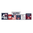 2024 Newly ! 4 Of July Patriotic Decorations Wooden Sign Fourth Of July
