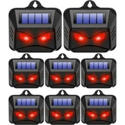 JahyShow Solar Nocturnal Animal Repeller 8 Pack Effective Repellent Device Powerful Outdoor Coyote Deterrent Predator Lights for Coyote Deer Fox Raccoon Skunk for Yard Garden