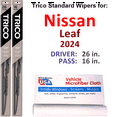 thumbnail image 1 of 2024 Nissan Leaf Wiper Blades (Set of 2), 1 of 3