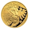 thumbnail image 1 of 2024 Niue 1/4 oz Gold Czech Lion Proof, 1 of 4