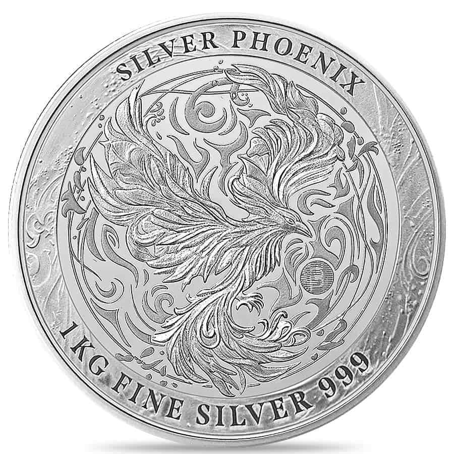 NEW ZEALAND MINT 2024 Niue 1 Kilo Phoenix Silver Coin .999 Fine