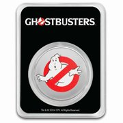 2024 Niue 1 oz Ag $2 Ghostbusters 40th Anniversary Colorized