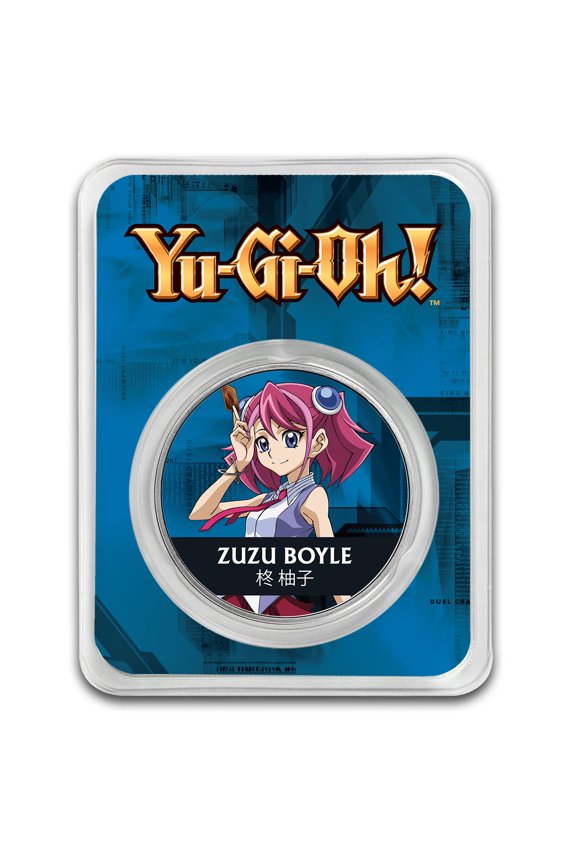 2024 Niue 1 oz Color Ag $2 Yu-Gi-Oh! - Zuzu Boyle, In TEP