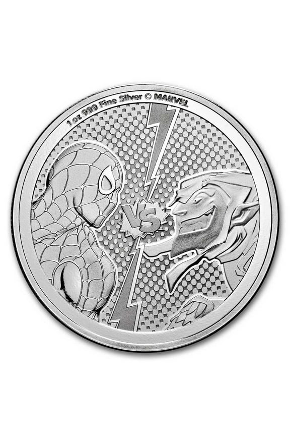 2024 Niue 1 oz Silver $2 Marvel Spider-Man vs Green Goblin