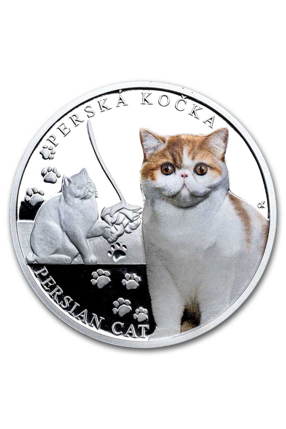 2024 Niue 1 oz Silver Proof Cat Breeds: Persian