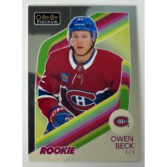 2024 O-Pee-Chee Platinum Owen Beck Rainbow Rookie