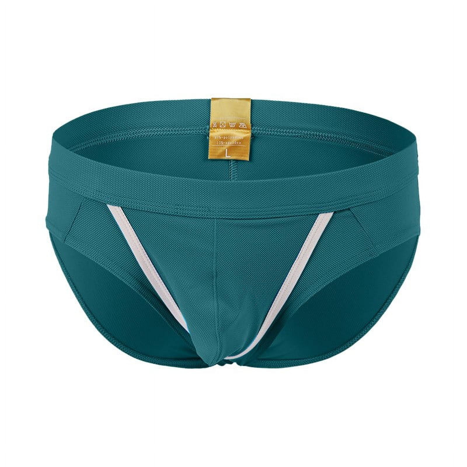 2024 OEYXS Mens Exotic Apparel Mens T Shaped Pants Leather Double Open