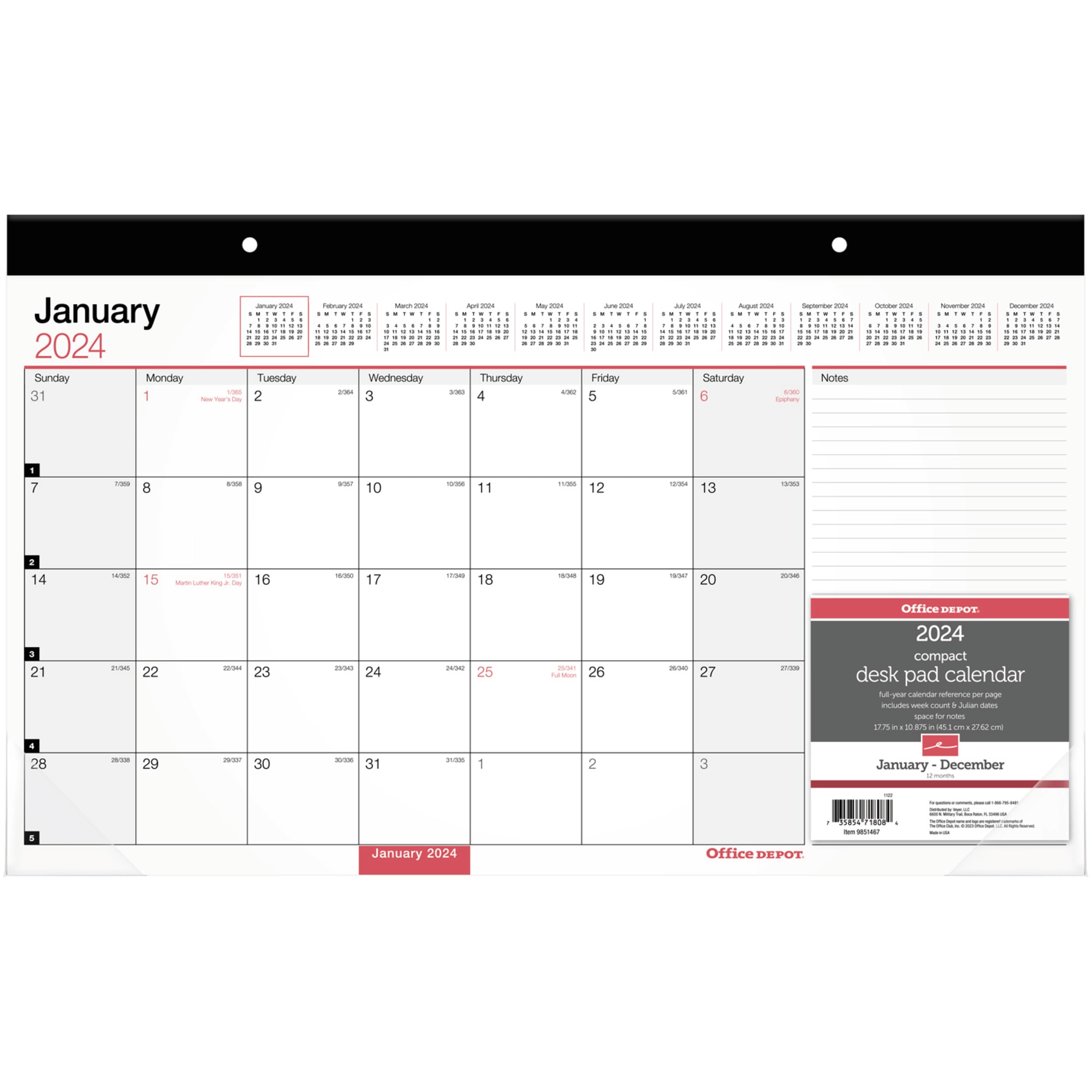 2024-office-depot-brand-monthly-desk-pad-calendar-17-3-4-x-11-white-january-to-december-2024-od201000-walmart-com