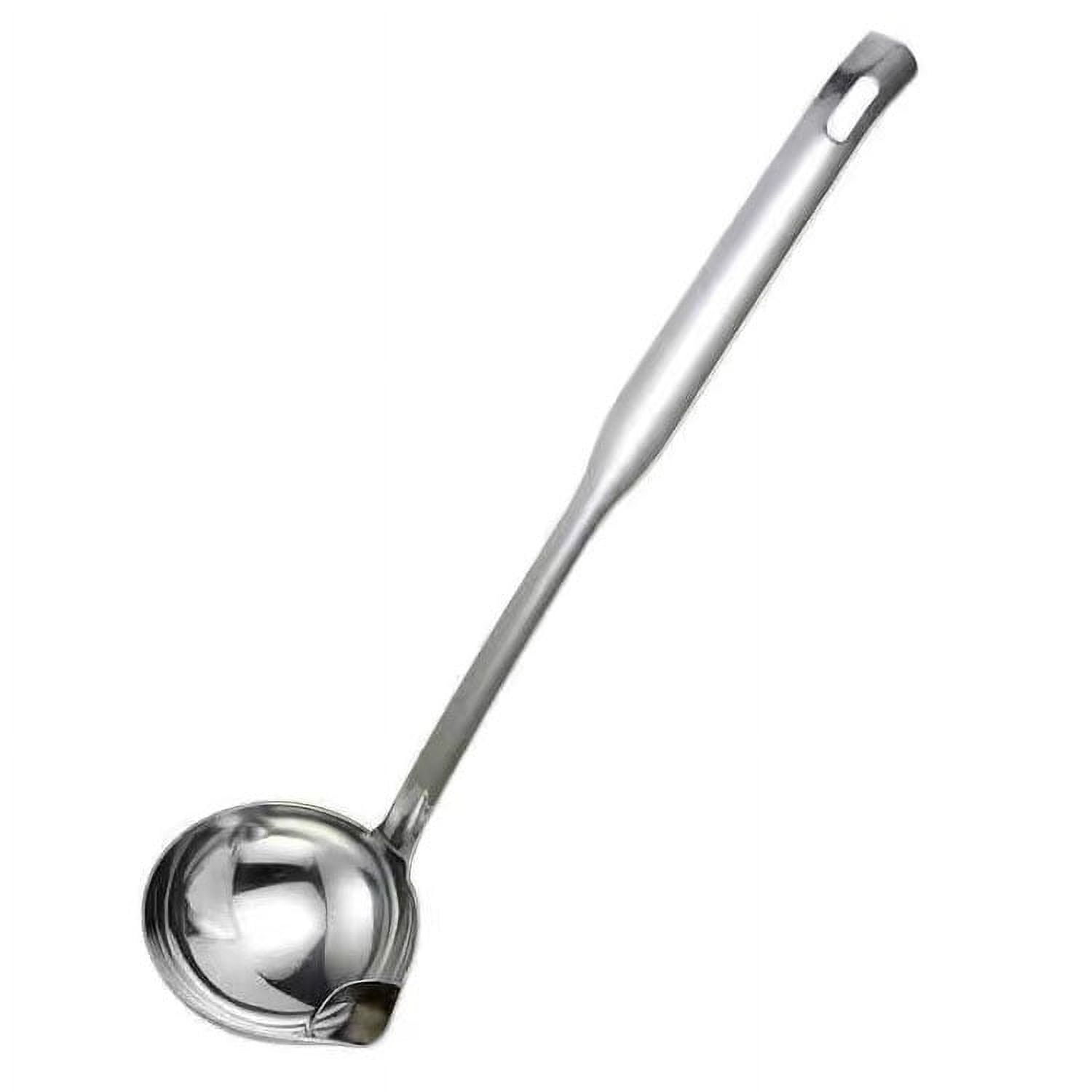 2024 Oil Filter Spoon Stainless Steel Oil Separating Ladle Food Skimmer