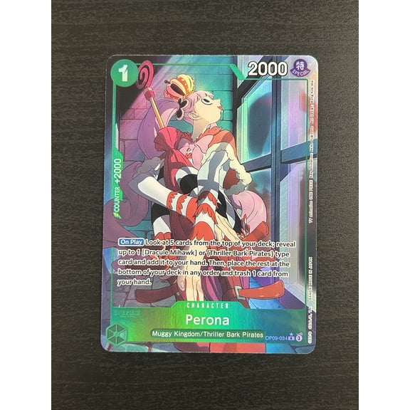 2024 One Piece Card Game The New Genesis Perona Holo Special Art Parallel