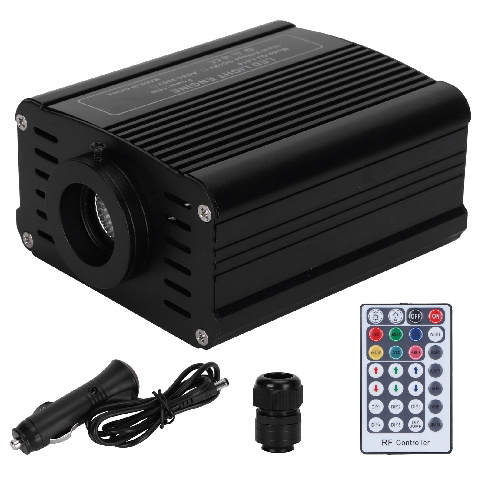 2024 Optical Fiber Light Engine Driver 16W RGBW Ceiling Light Source with Remote Controller 12V