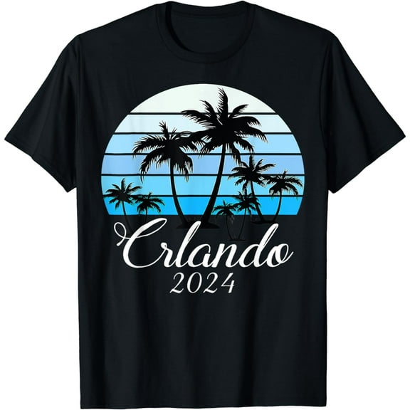 2024 Orlando Florida Vacation Beach Tropical Family Group T-Shirt
