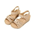 thumbnail image 1 of 2024 Orthopedic Arch Support Sandals For Women Comfortable Sandals Orthotic Walking Sandals Beige 9.5, 1 of 7