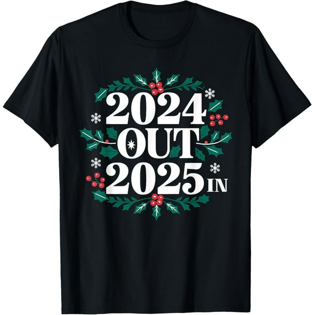 2025 Out 2025 In Funny Matching Family New Years Day 2025 TShirt