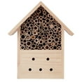 2024 Outdoor Mini Pine Wood Insect Bee House Shelter Handwork Art Craft
