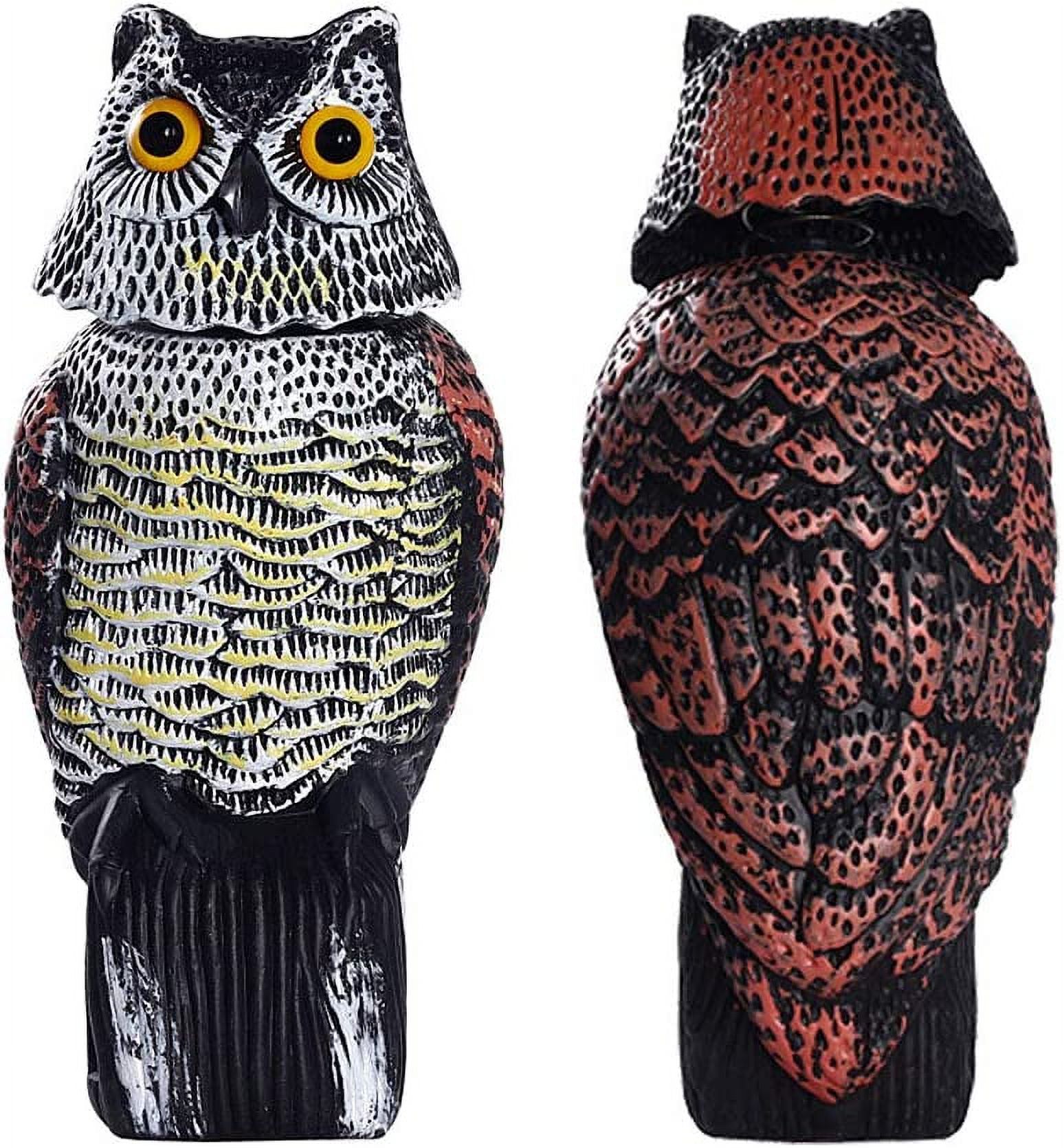 2024 Owl with 360° Rotating Head Scare Birds/Pigeon/Seagull/Crow