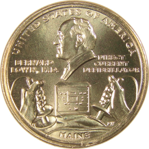 2024 P Direct Current Defibrillator Innovation Dollar Uncirculated $1
