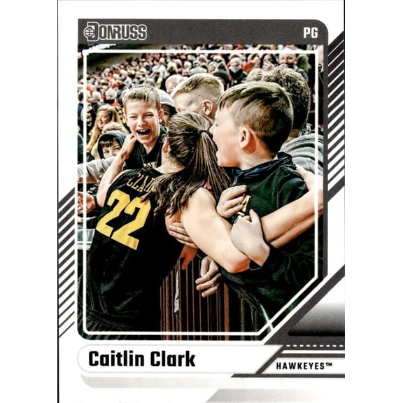 2024 PANINI CAITLIN CLARK NIL COLLEGE COLLECTION DONRUSS #20 CAITLIN CLARK IOWA HAWKEYES
