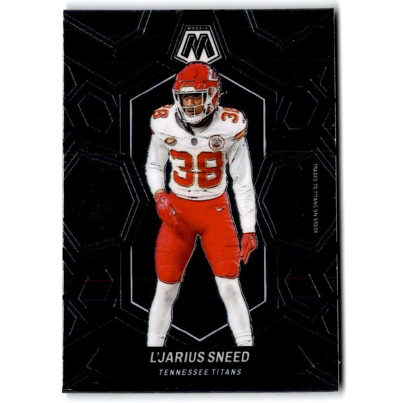 2024 PANINI MOSAIC #217 L'JARIUS SNEED TENNESSEE TITANS