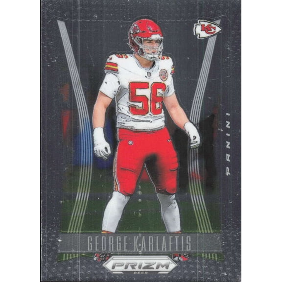2024 PANINI PRIZM DECA #155 GEORGE KARLAFTIS KANSAS CITY CHIEFS