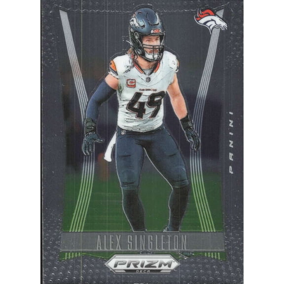 2024 PANINI PRIZM DECA #91 ALEX SINGLETON DENVER BRONCOS
