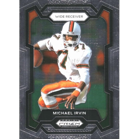 2024 PANINI PRIZM DRAFT PICKS #33 MICHAEL IRVIN MIAMI HURRICANES