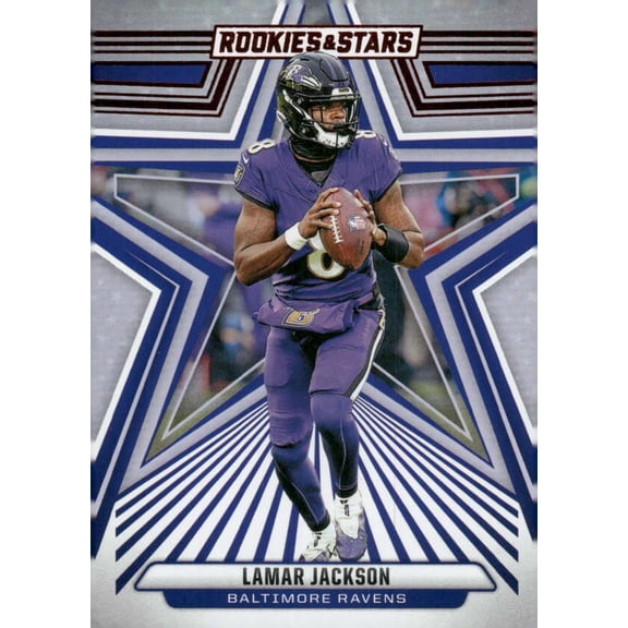 2024 PANINI ROOKIES AND STARS #10 LAMAR JACKSON BALTIMORE RAVENS