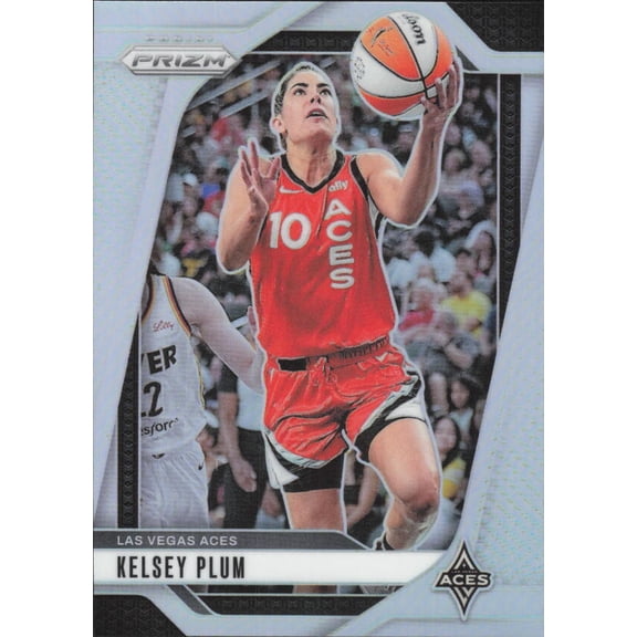 2024 PANINI WNBA PRIZM PRIZMS SILVER #77 KELSEY PLUM LAS VEGAS ACES