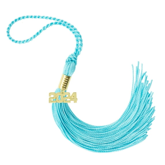 2024 PEACOCK GRADUATION TASSEL - EVERY SCHOOL COLOR AVAILABLE -MADE IN USA