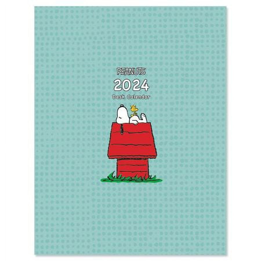 2024 PEANUTS® Desk Planner & Calendar, 8.5Inch x 11Inch Size Closed