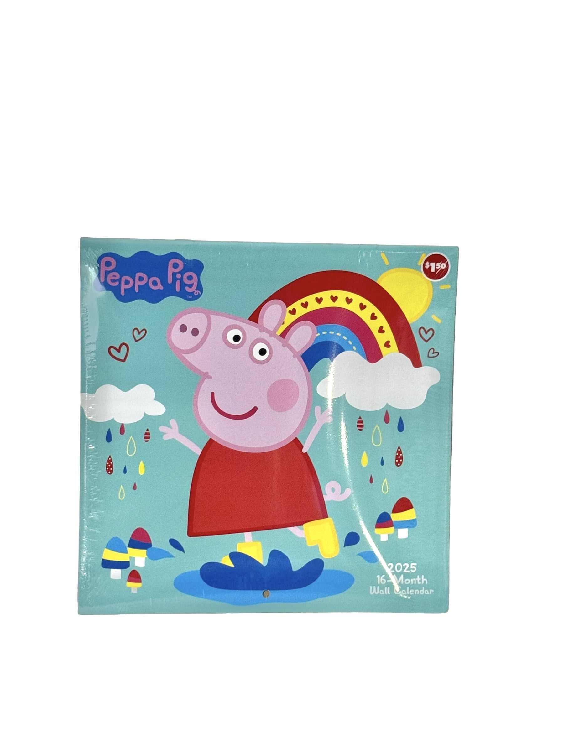 2025 PEPPA PIG 16 Month 10” X 20” 12 Month Wall Calendar