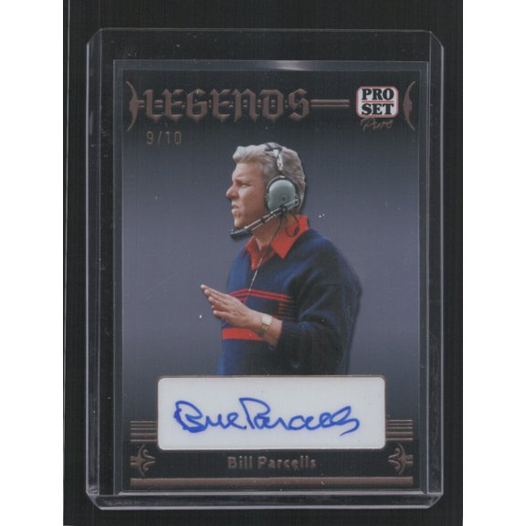 2024 PRO Set Pure Leaf Bill Parcells L-BP1 SN 9/10 Auto Legends Auto Legends Buffalo Bills BUFFALO BILLS NFL Football Trading Card