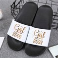 2024 Painted Letters Summer Flip Flops Beach Shoes Fashion Sandals