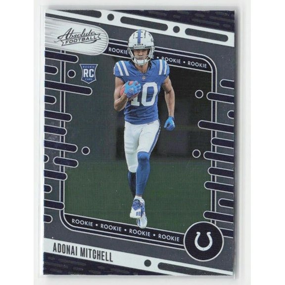 2024 Panini Absolute Retail Adonai Mitchell #151 Colts RC Football Card