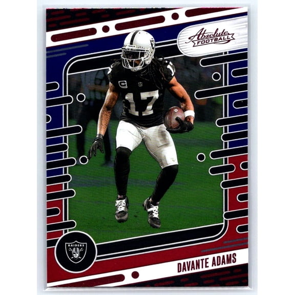 2024 Panini Absolute Davante Adams #55 Red and Blue