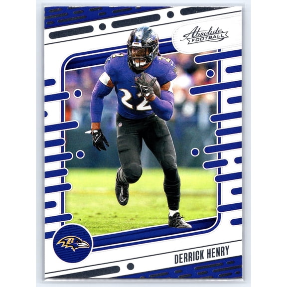 2024 Panini Absolute Retail Football Card Derrick Henry Baltimore Ravens #8 Near Mint Or Better