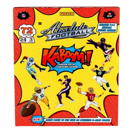 2024 Panini Absolute Football Kaboom! Countdown Calendar