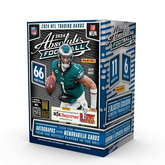 2024 Panini Absolute Football NFL Trading Cards Blaster Box