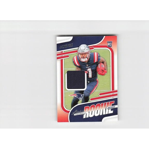 2024 Panini Absolute Rookie Materials MEM Ja'Lynn Polk #ARM-JPK New England Patriots Football Card